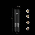 Electric Pepper Grinder – USB Rechargeable Ceramic Spice Mill with 6-Level Coarseness