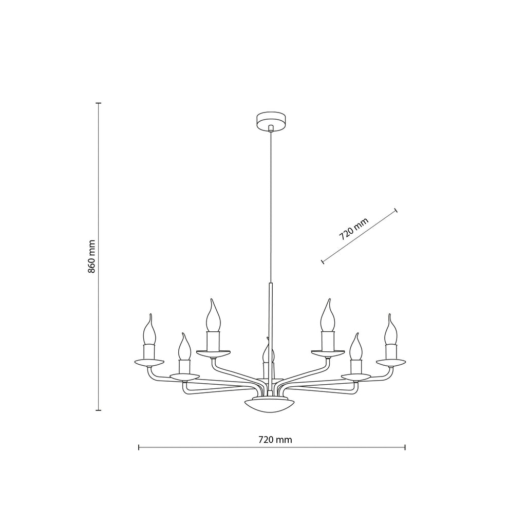 Limal 7-Light Chandelier