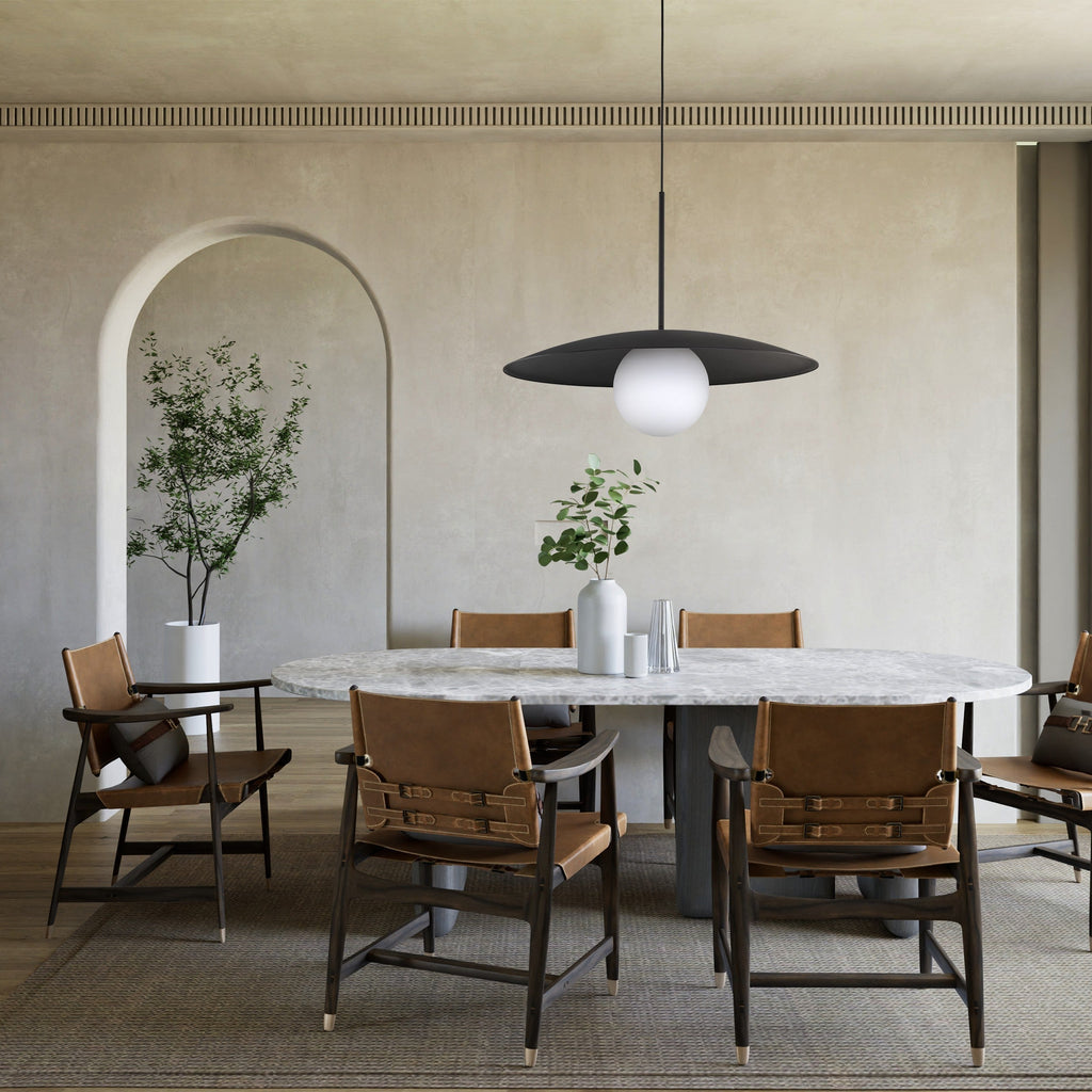Slate Wide-Dome Pendant