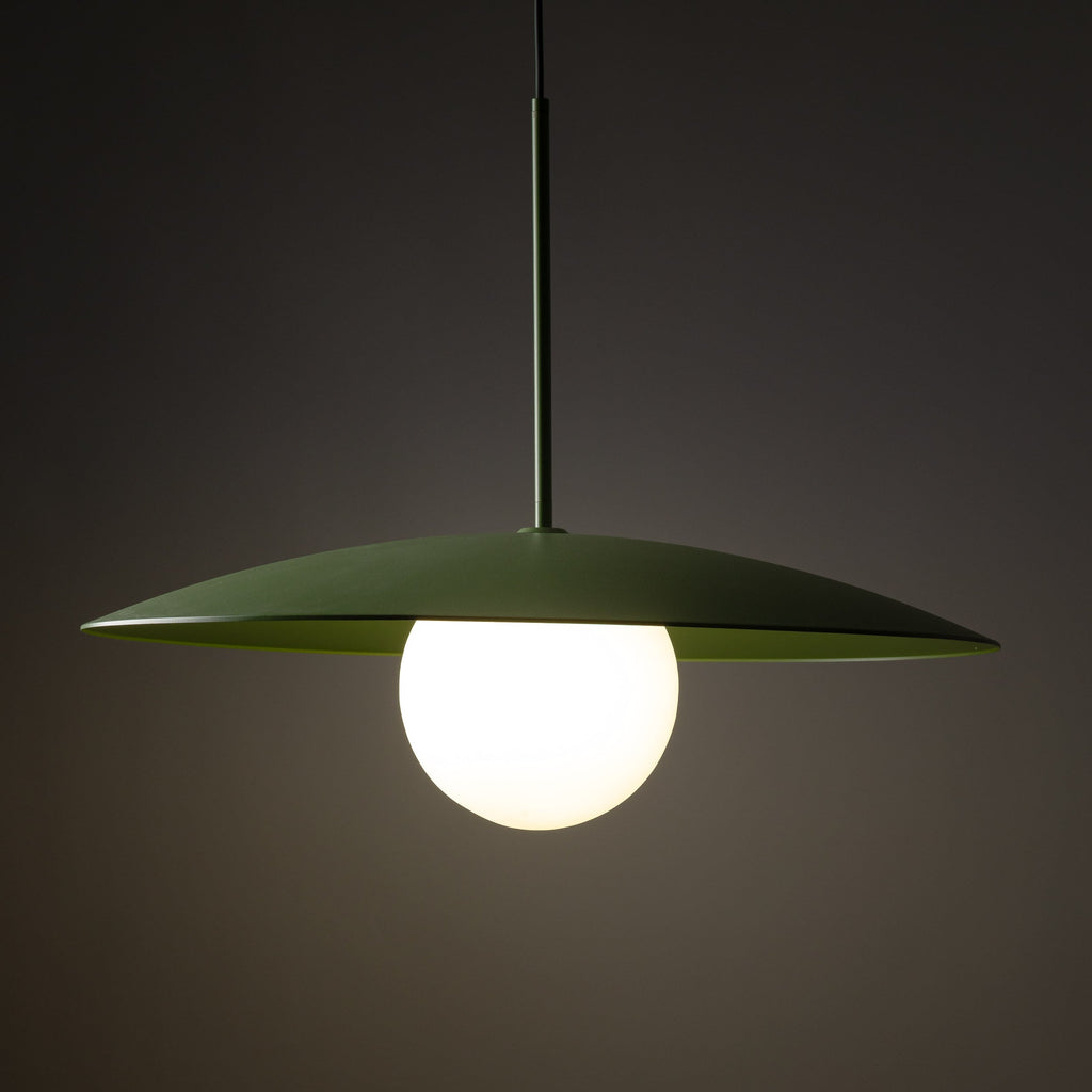 Slate Wide-Dome Pendant