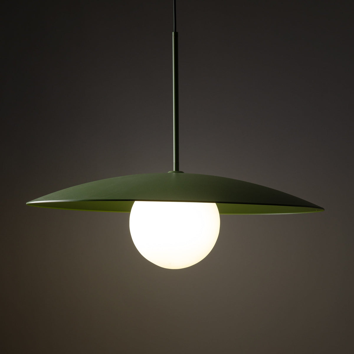 Slate Wide-Dome Pendant