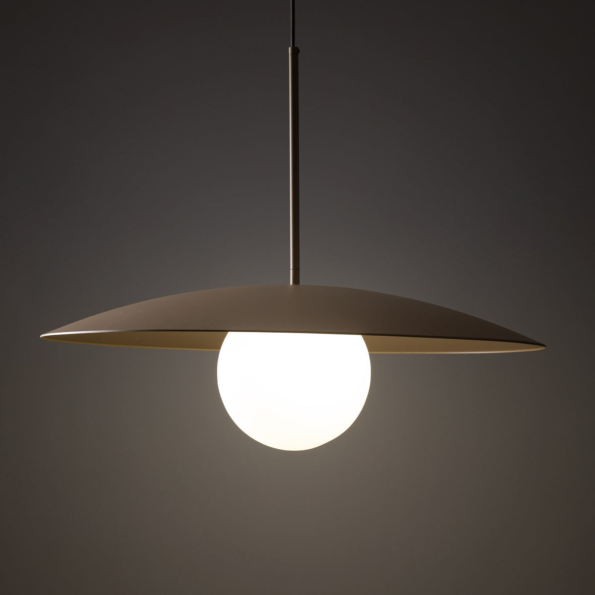 Slate Wide-Dome Pendant