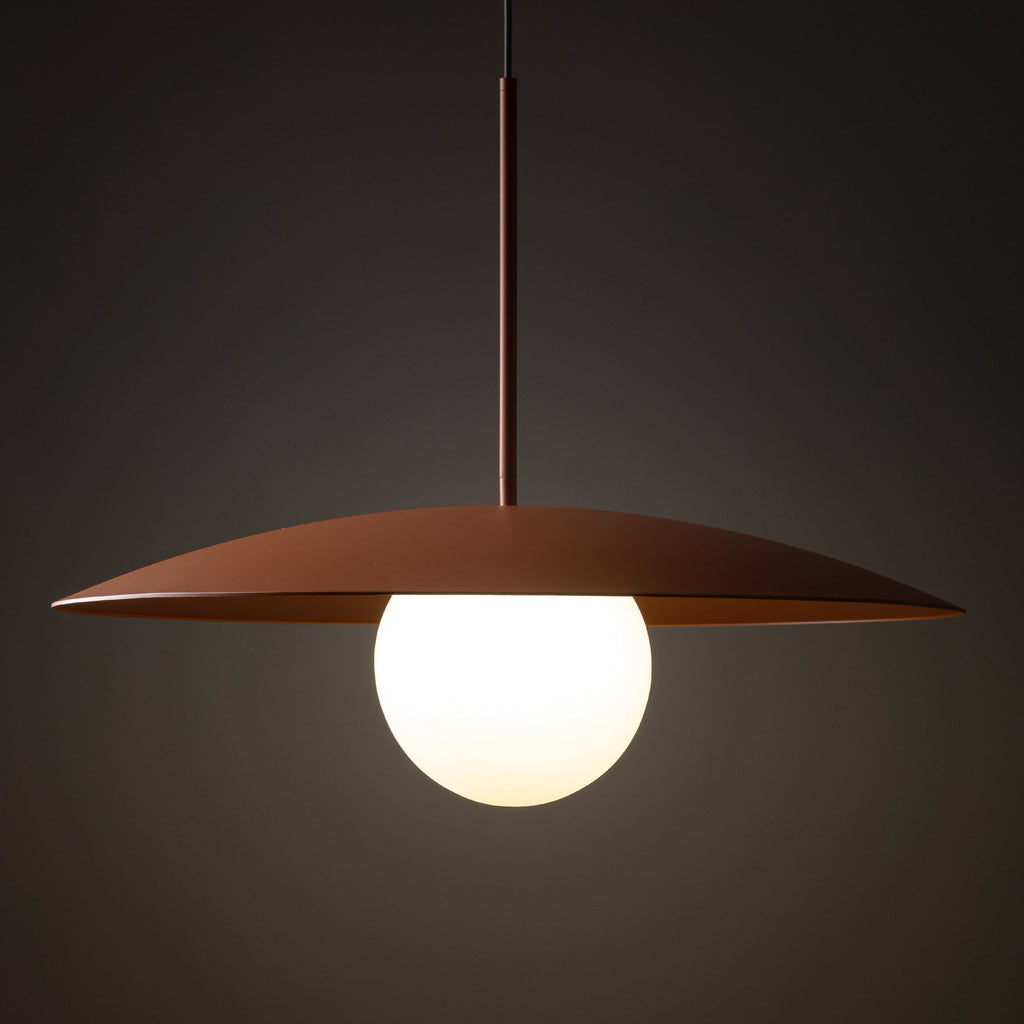Slate Wide-Dome Pendant