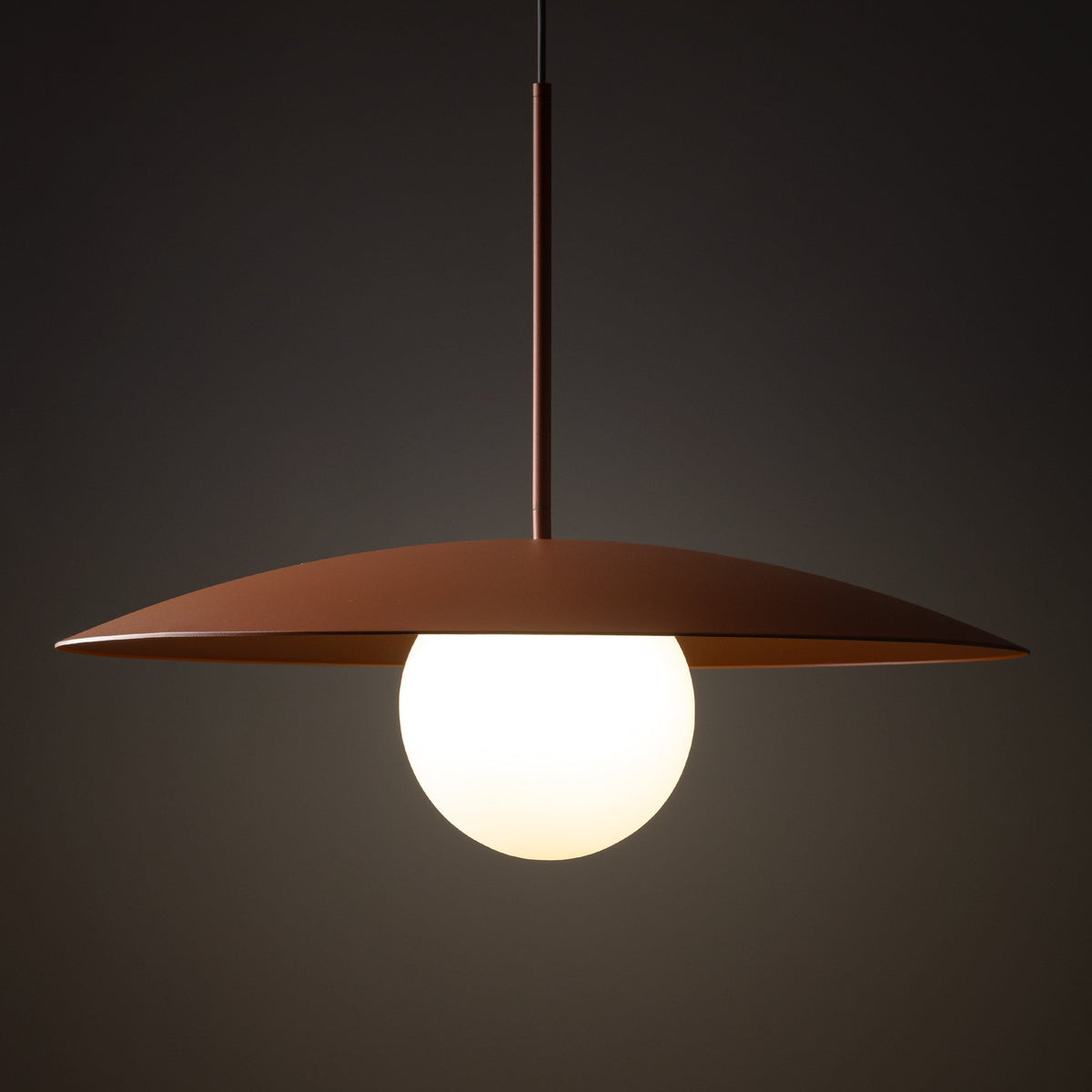 Slate Wide-Dome Pendant
