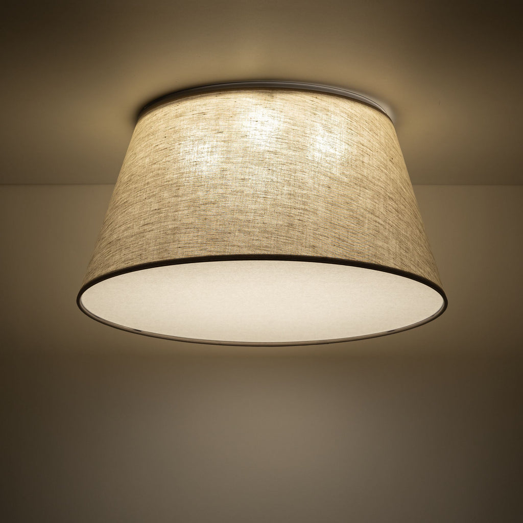 Formo Linen Flush-Mount Light