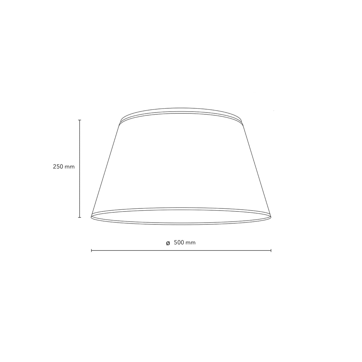 Formo Linen Flush-Mount Light