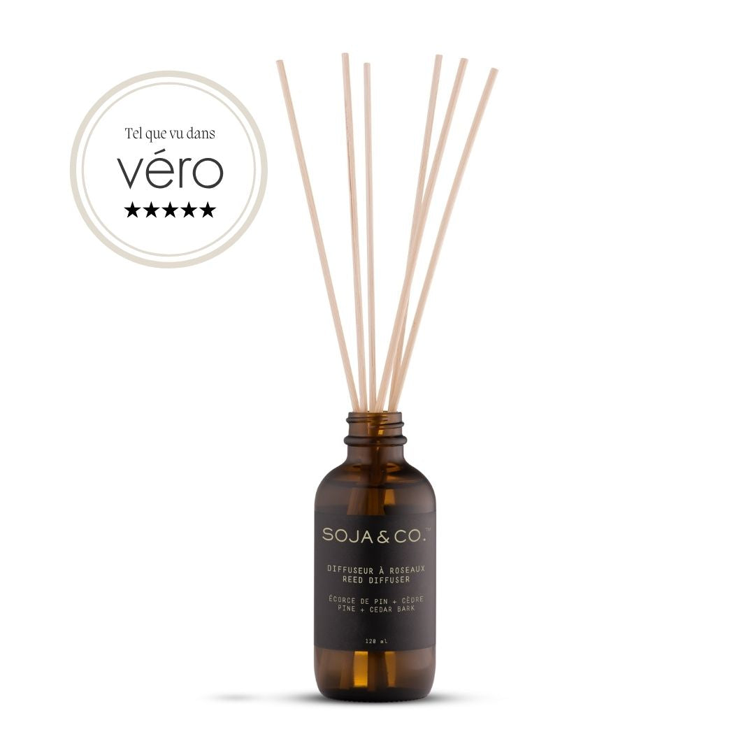 Diffuseur à roseaux | Écorce de pin + Cèdre