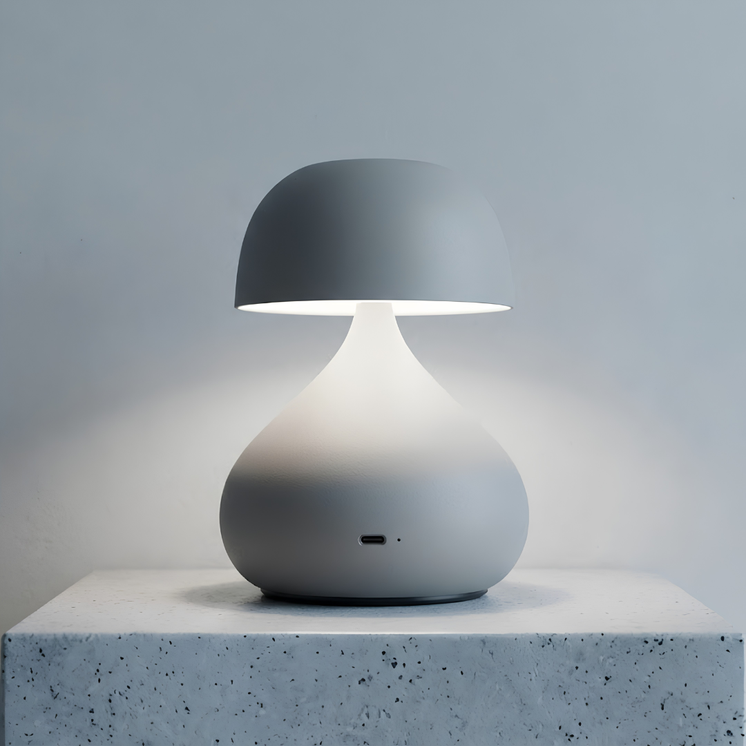 Metal Led Lamp Portable Mushroom