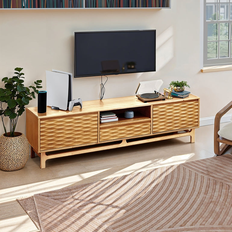 Elara Solid Wood Media Console