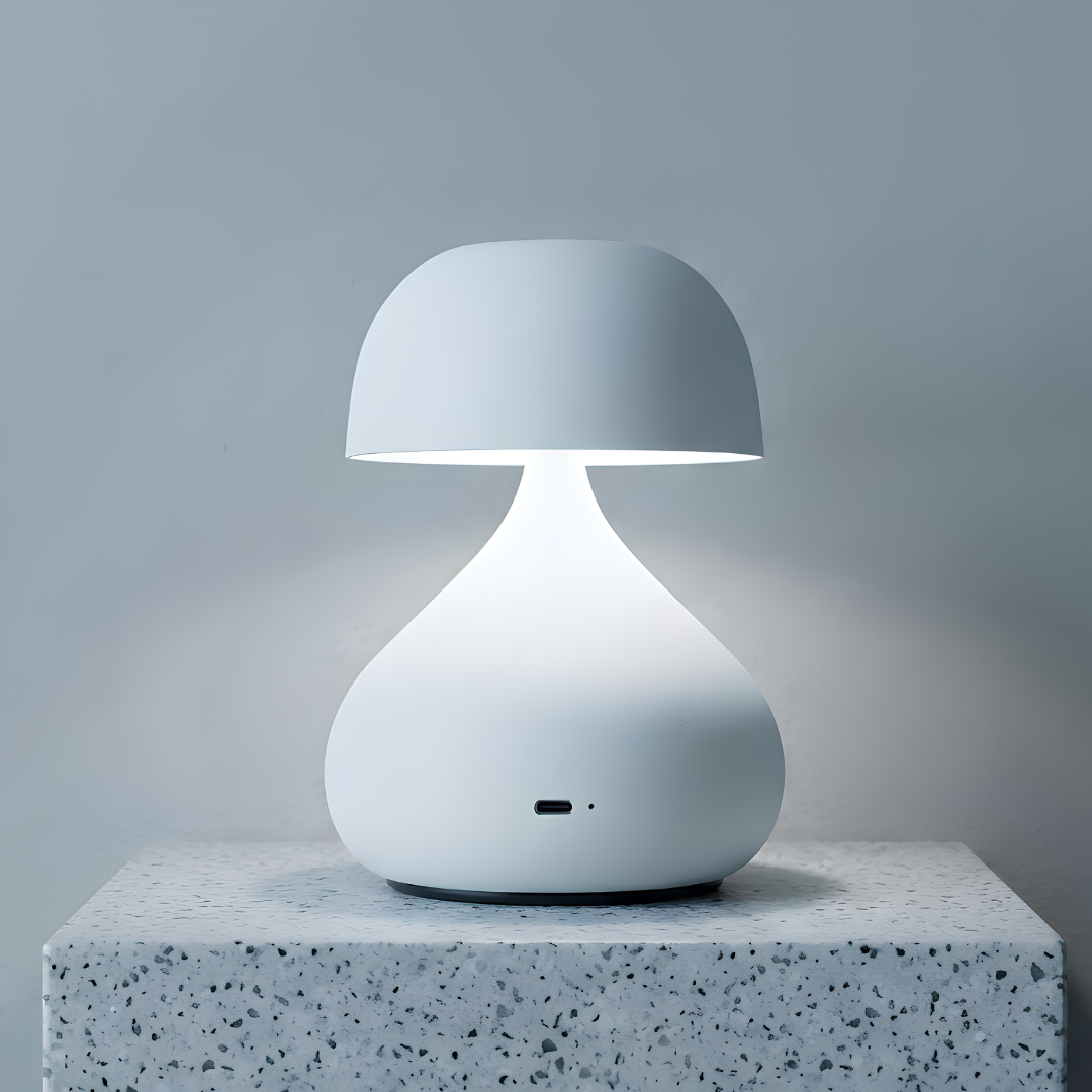 Metal Led Lamp Portable Mushroom