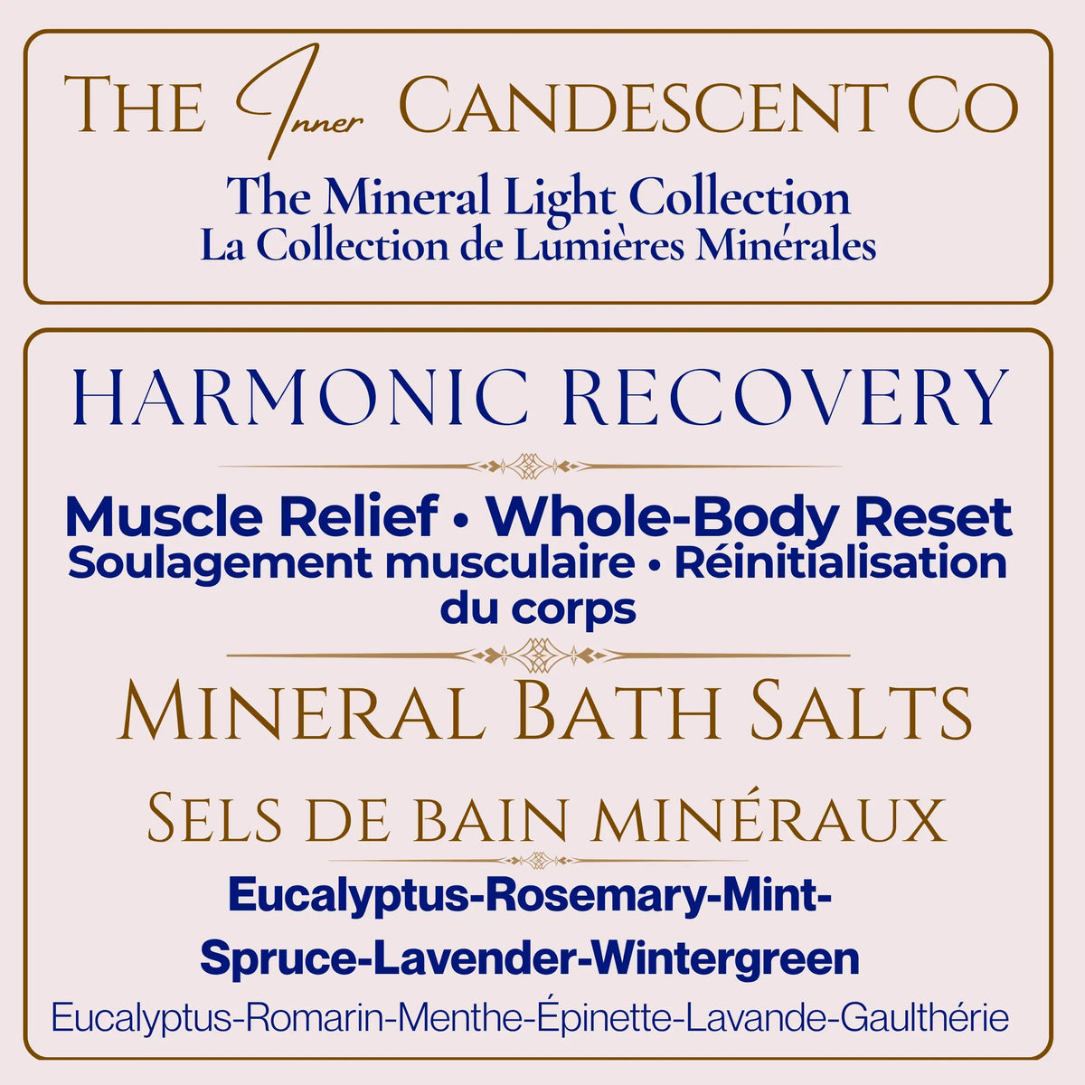 THE MINERAL LIGHT COLLECTION | LUXURY MINERAL BATH SOAK GIFT SET