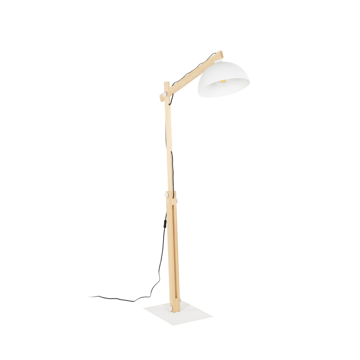 Oslo White Floor Lamp — Clearance