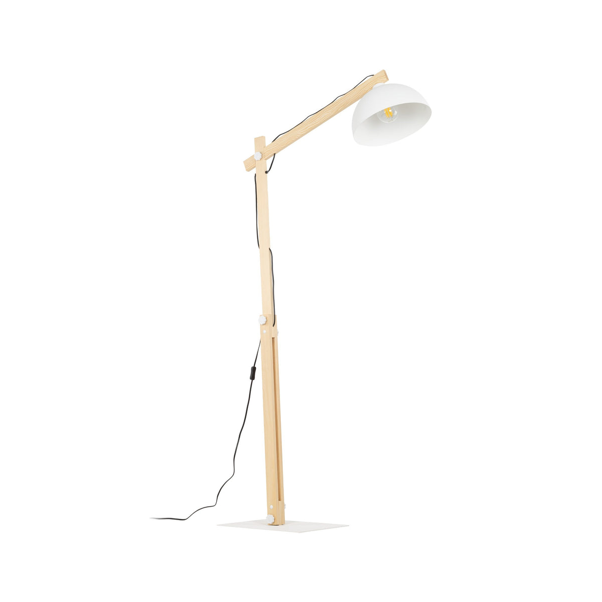 Oslo White Floor Lamp — Clearance