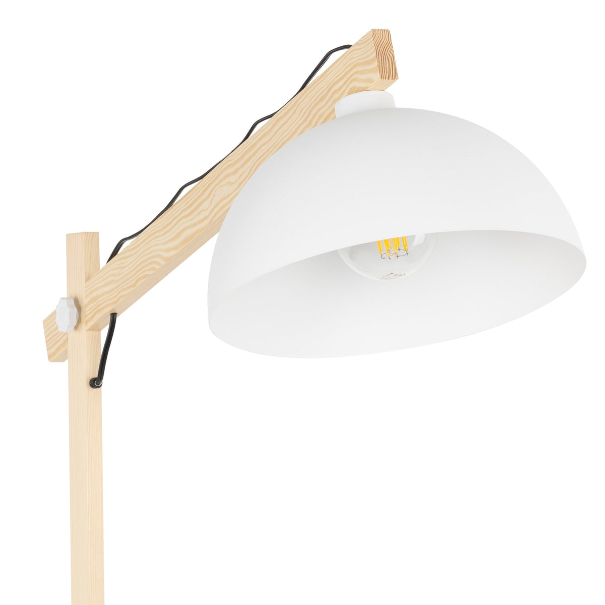 Oslo White Floor Lamp — Clearance