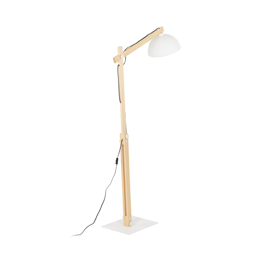 Oslo White Floor Lamp — Clearance