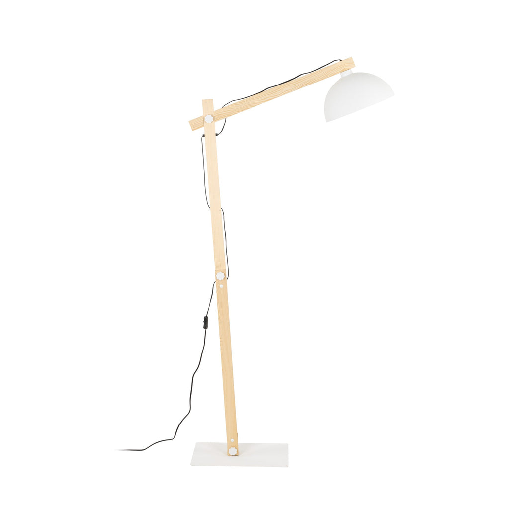 Oslo White Floor Lamp — Clearance