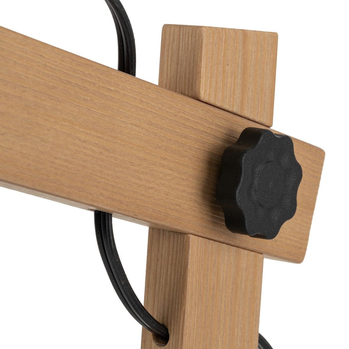 OSLO Black Scandinavian Table Lamp for Bedroom & Nightstand