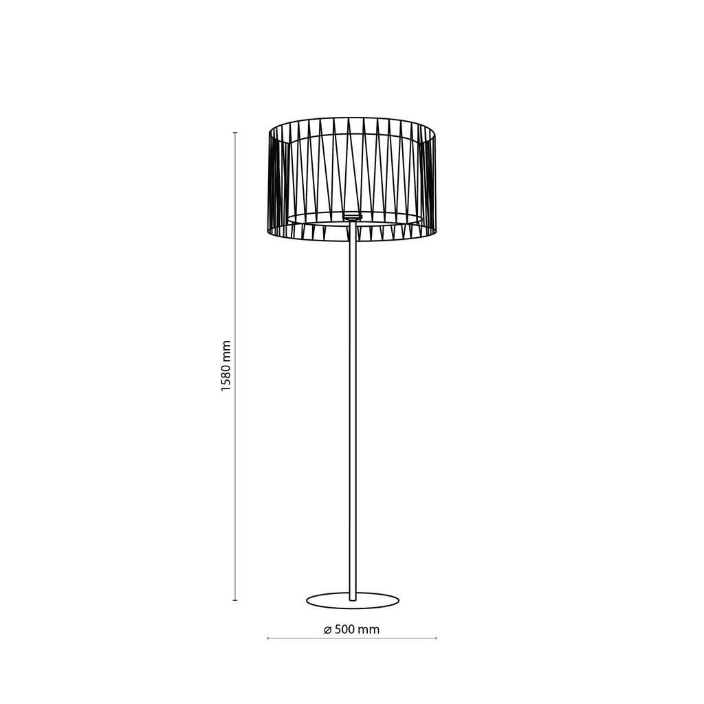 Harmony Nature Jute Floor Lamp — Clearance