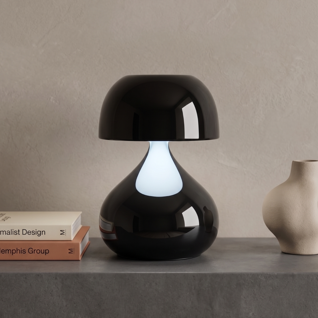 Metal Led Lamp Portable Mushroom