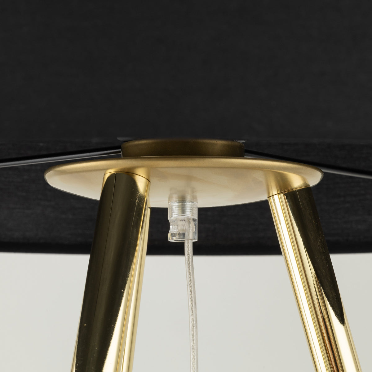 Umberto Black & Gold Floor Lamp — Clearance