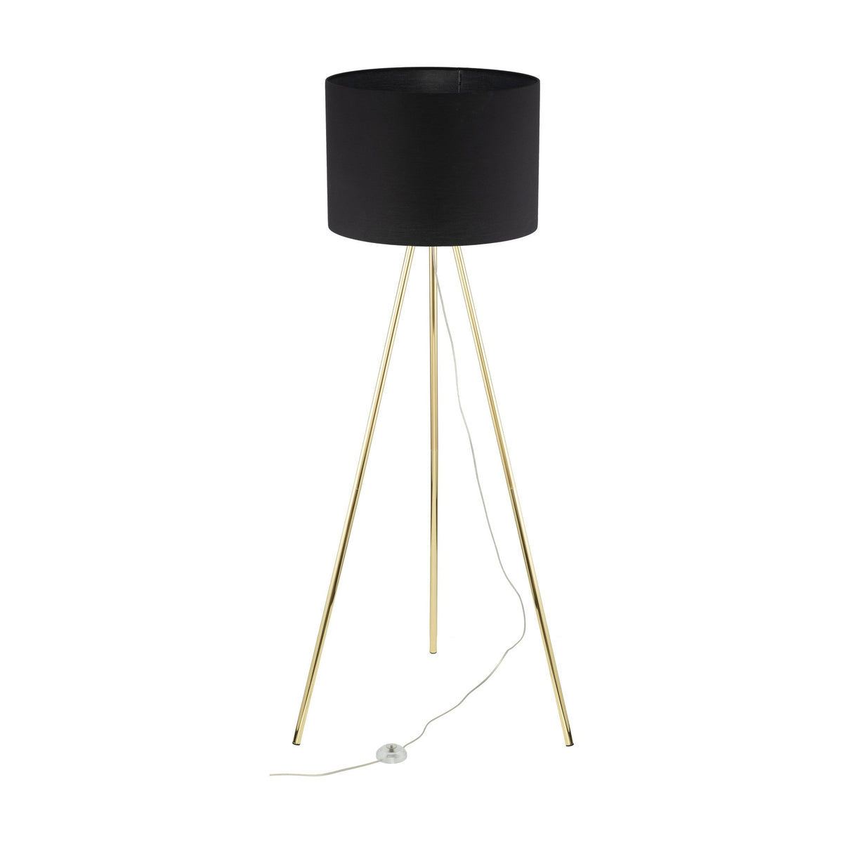 Umberto Black & Gold Floor Lamp — Clearance