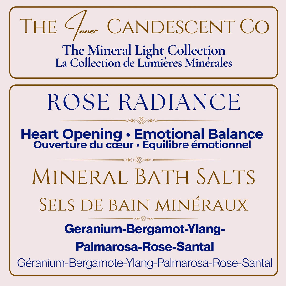 THE MINERAL LIGHT COLLECTION | LUXURY MINERAL BATH SOAK GIFT SET