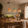 Duo Jute 3-Light Pendant