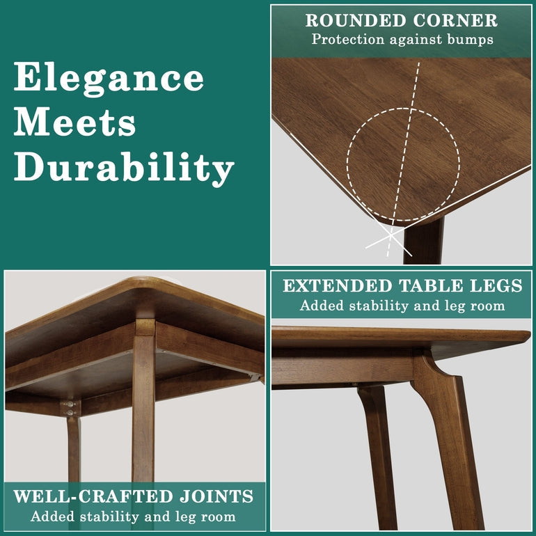 Verve 48" Solid Wood Dining Table