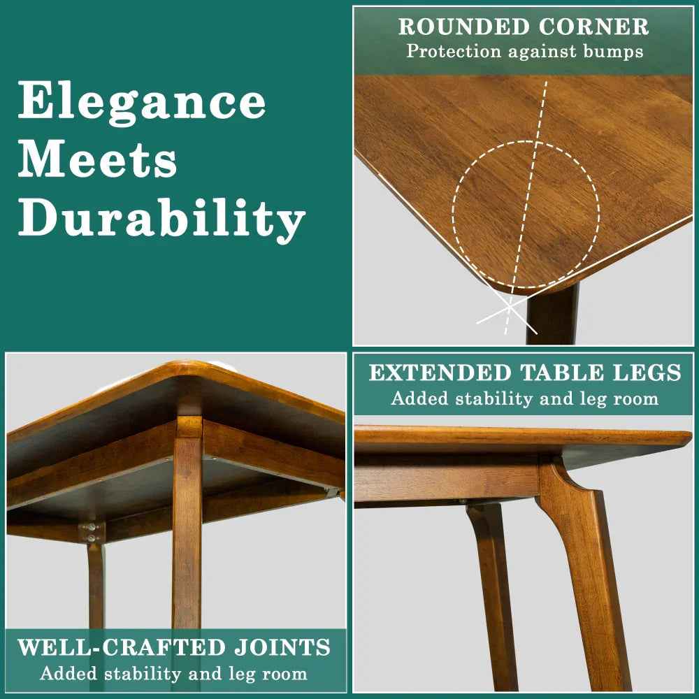 Verve 48" Solid Wood Dining Table