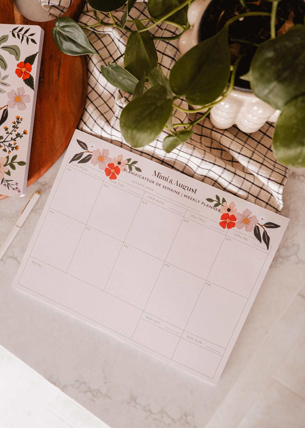 Flower Bomb Weekly Planner