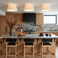 Formo Linen Flush-Mount Light