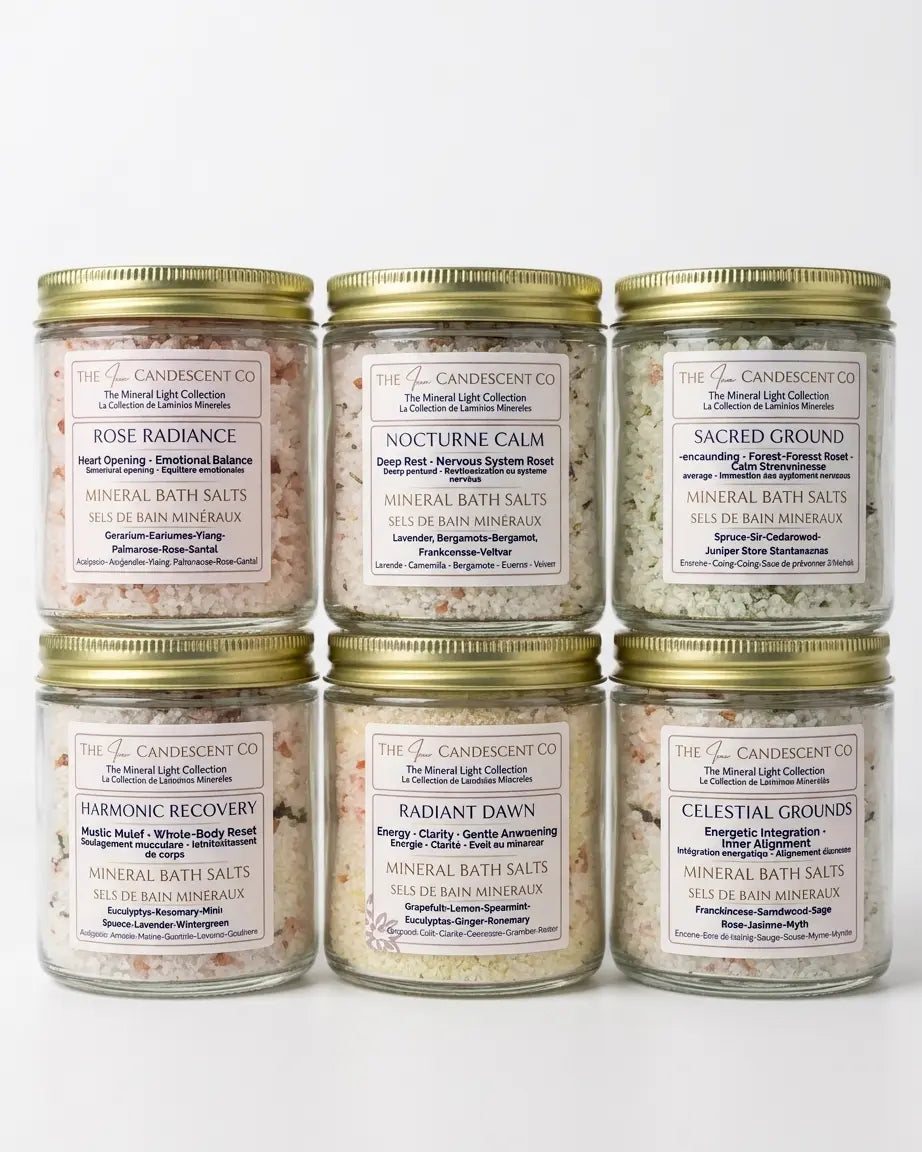 THE MINERAL LIGHT COLLECTION | LUXURY MINERAL BATH SOAK GIFT SET