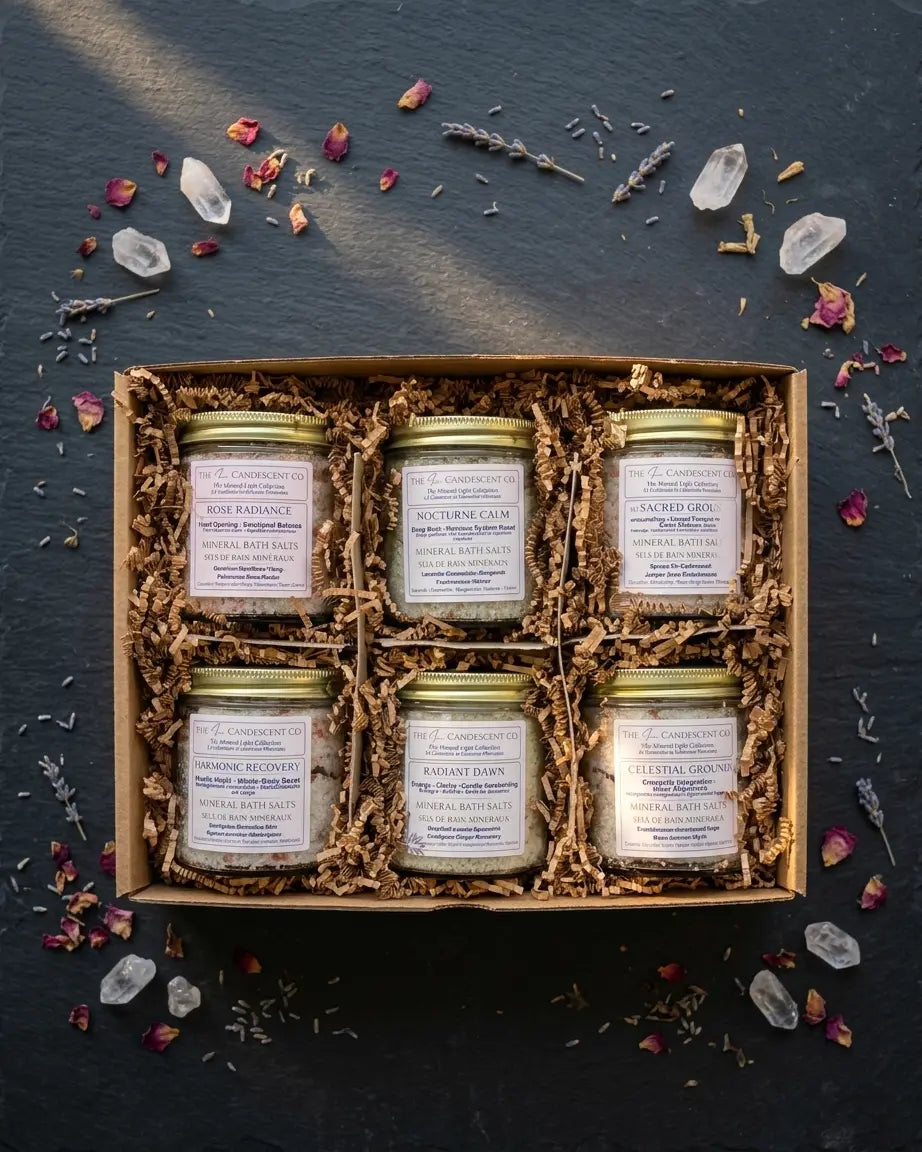 THE MINERAL LIGHT COLLECTION | LUXURY MINERAL BATH SOAK GIFT SET