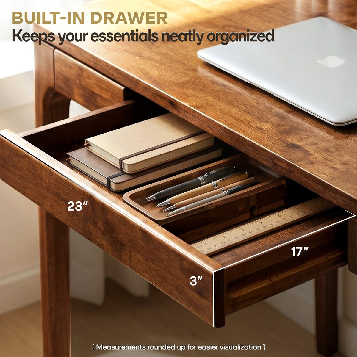 Wilma 48" Rubberwood Desk