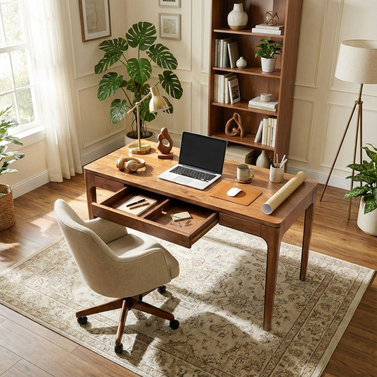 Wilma 48" Rubberwood Desk