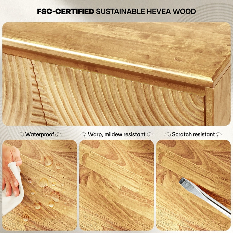Harmony Solid Wood Media Console