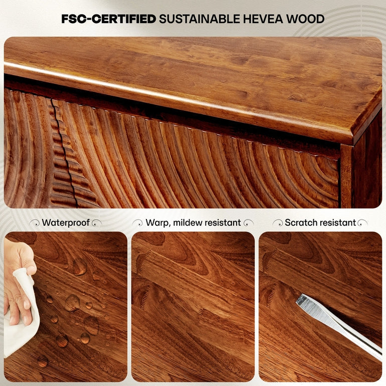 Harmony Solid Wood Media Console