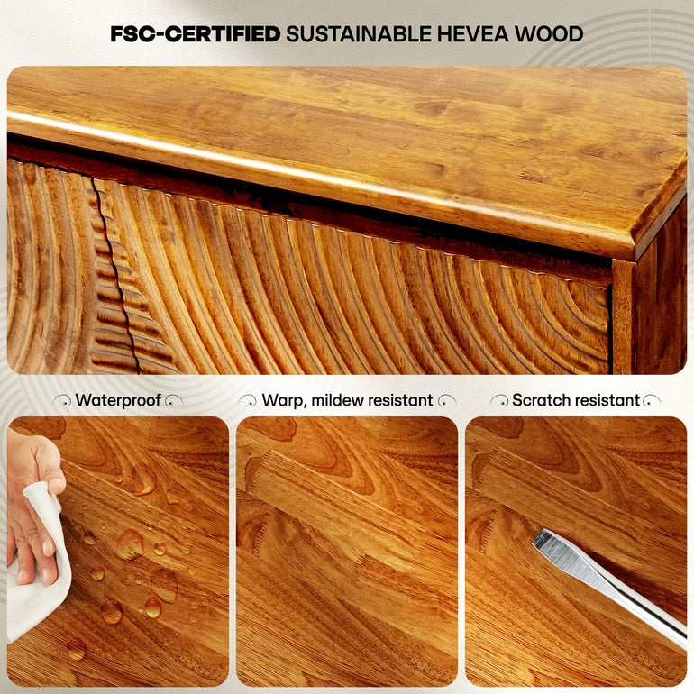 Harmony Solid Wood Media Console