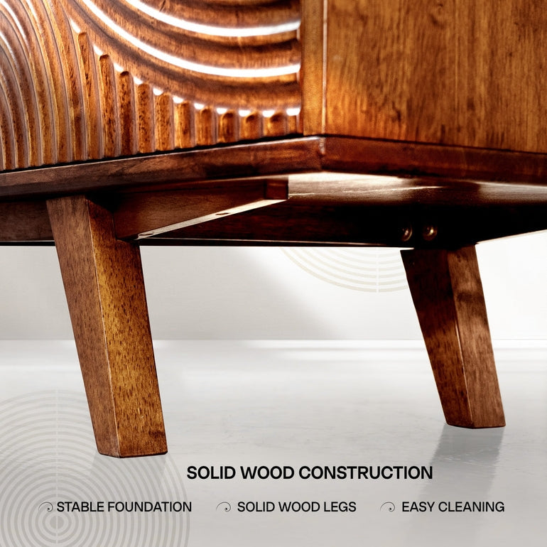 Harmony Solid Wood Media Console