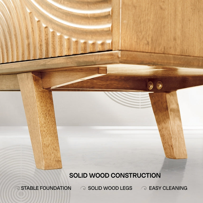 Harmony Solid Wood Media Console