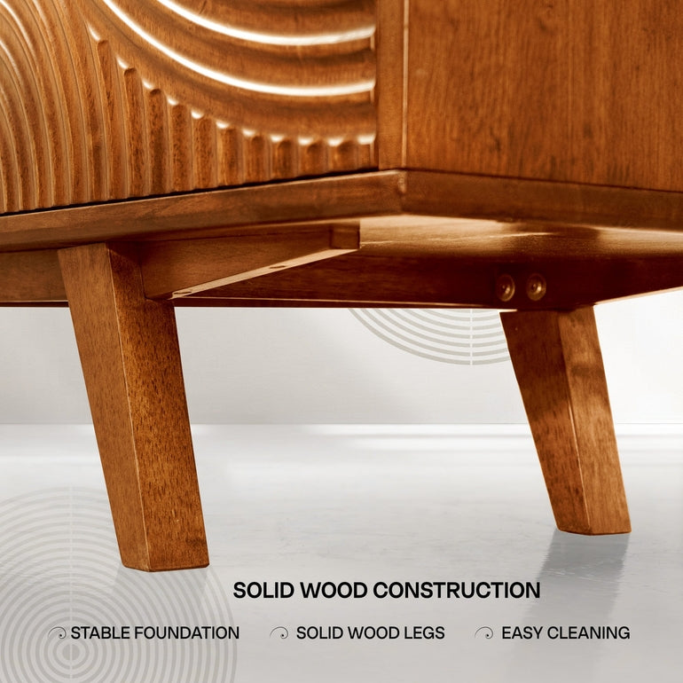 Harmony Solid Wood Media Console
