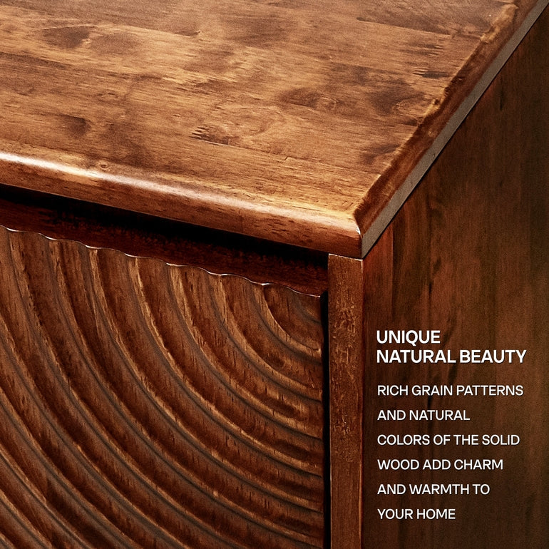 Harmony Solid Wood Media Console