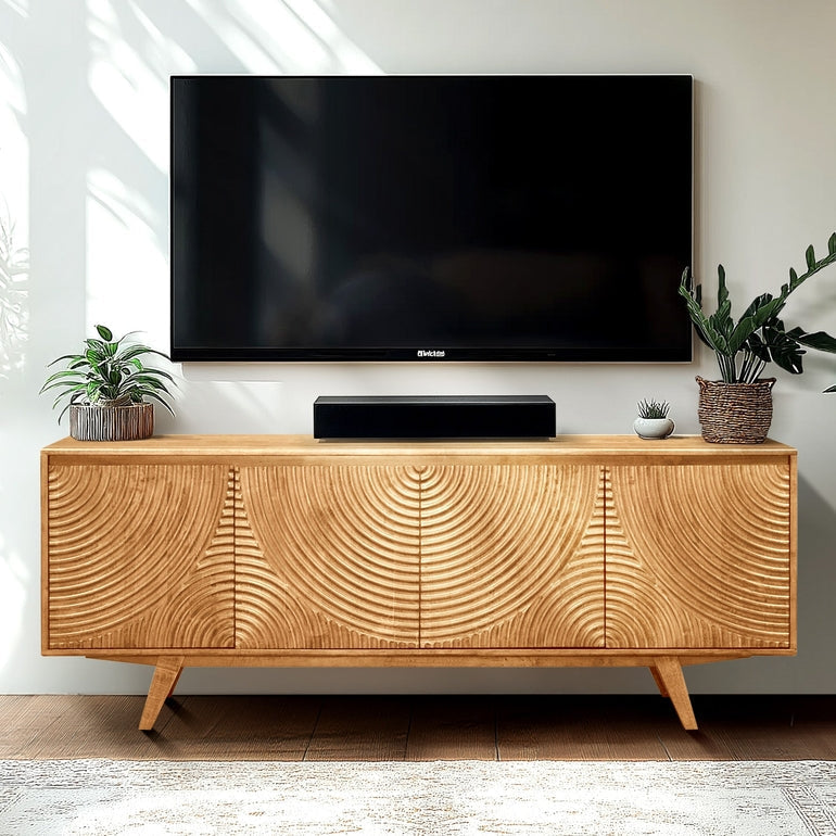 Harmony Solid Wood Media Console
