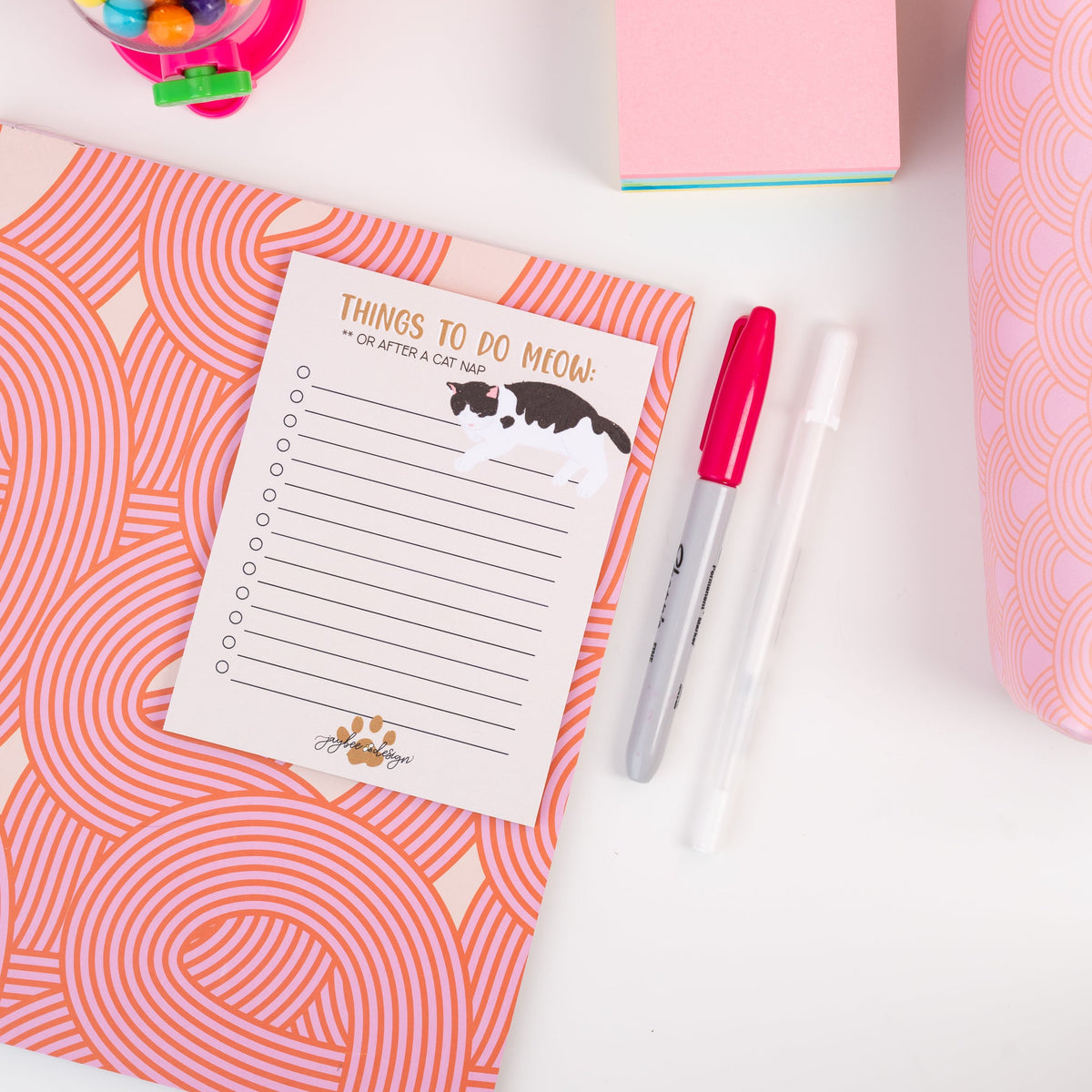 Things To Do Meow Notepad