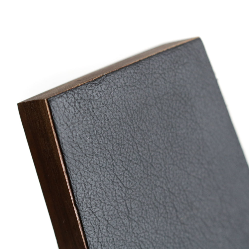 Black Leather Magnetic Knife Stand
