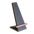 Black Leather Magnetic Knife Stand