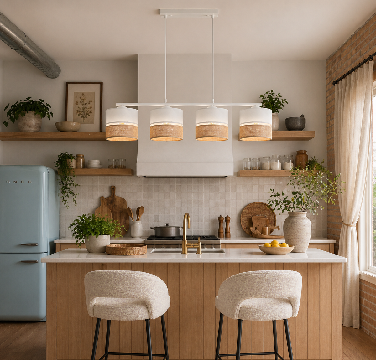 Linobianco 4-Light Linear Pendant