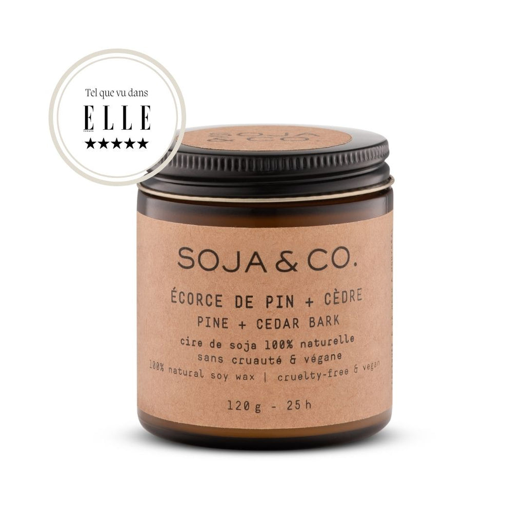 Bougie | Écorce de pin + Cèdre
