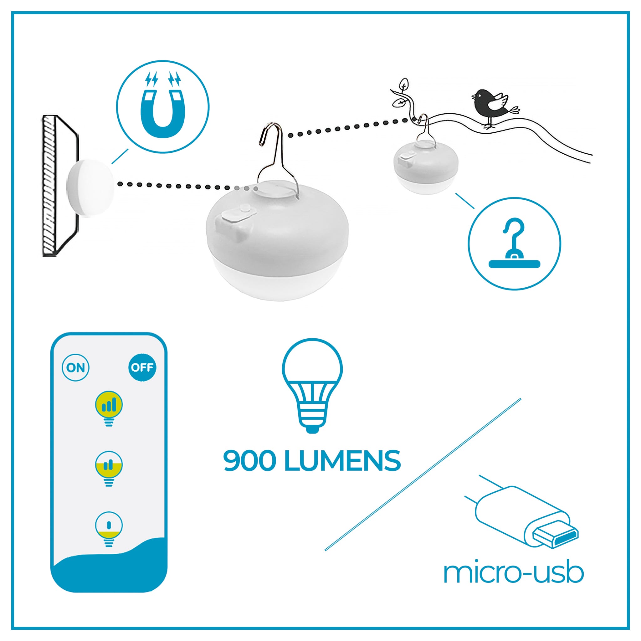 Cherry Rechargeable Solar Light