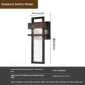 Modern Minimalist Outdoor LED Wall Light – Waterproof Aluminum Balcony & Patio Sconce with Sensor Options